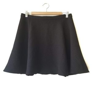 NWT H&M Textured Leopard A-Line Mini Skirt